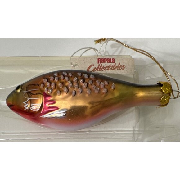 Rapala Collectibles Glass Christmas Tree Ornament Ltd Ed Fishing Lure Fish 4.75” - Picture 2 of 6
